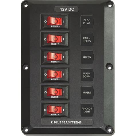 electrical box for boat|120 volt marine breaker panel.